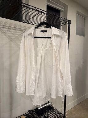 Rachel White Men's Dress Shirt - Open Collar